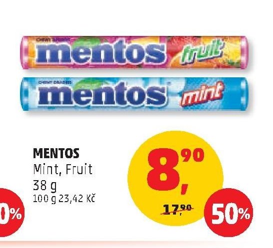 MENTOS Mint, Fruit