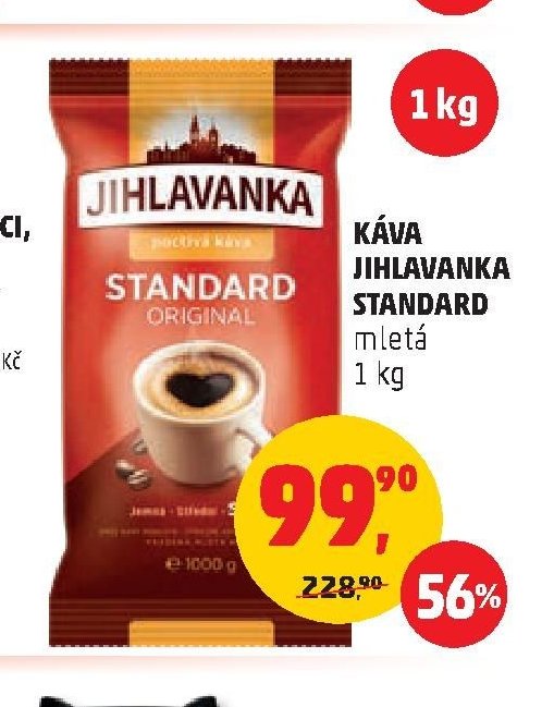 KÁVA JIHLAVANKA STANDARD