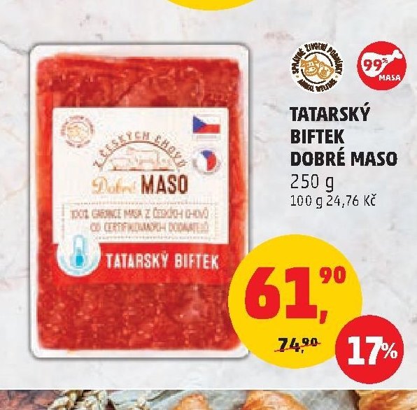 Tatarský biftek Dobré Maso