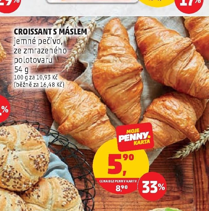 Croissants máslem