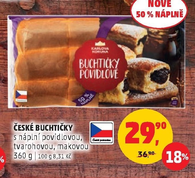 České buchtičky