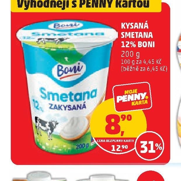 KYSANÁ SMETANA 12% BONI