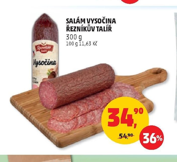SALÁM VYSOČINA ŘEZNÍKŮV TALÍŘ