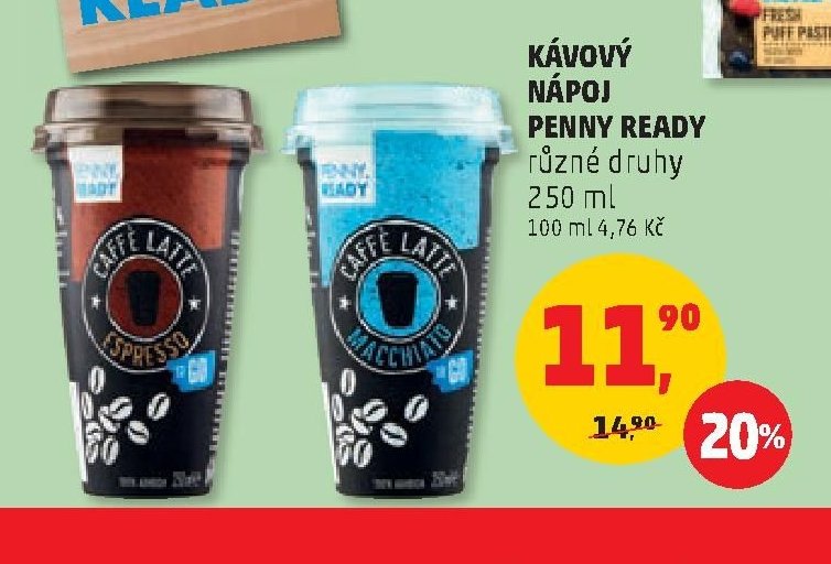 KÁVOVÝ NÁPOJ PENNY READY různé druhy