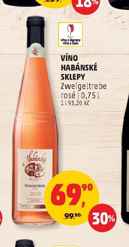 VÍNO HABÁNSKÉ SKLEPY Zweigeltrebe rosé