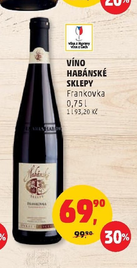 VÍNO HABÁNSKÉ SKLEPY Frankovka