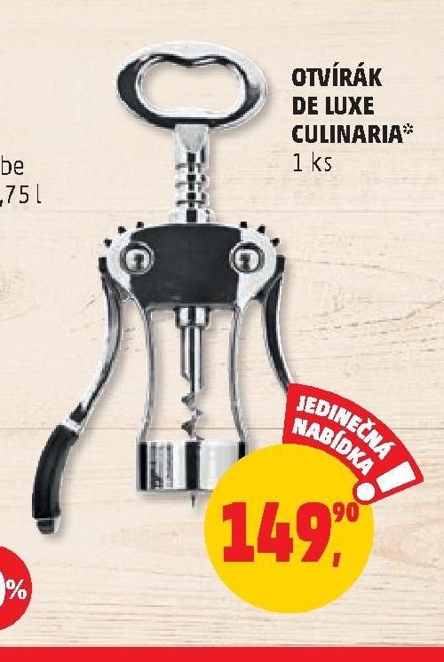 OTVÍRÁK DE LUXE CULINARIA