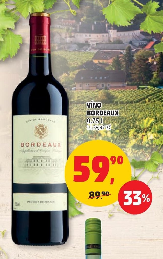 VÍNO BORDEAUX 0,75 l