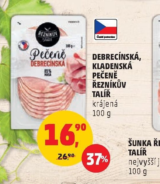 Debrecínská pečeně Řezníkův talíř