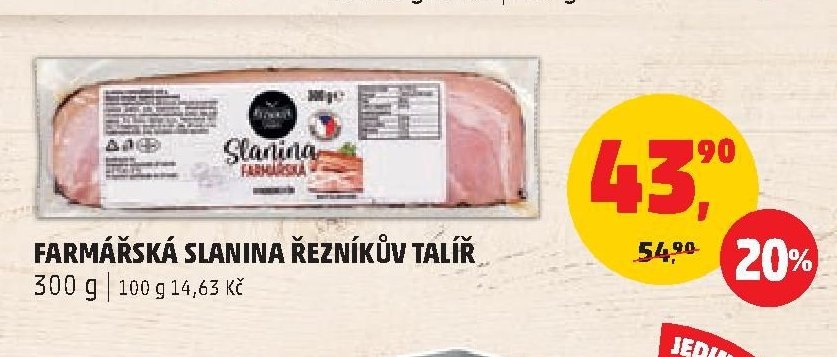 Farmářská slanina Řezníkův talíř