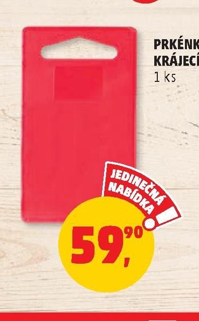 Prkénko krájecí