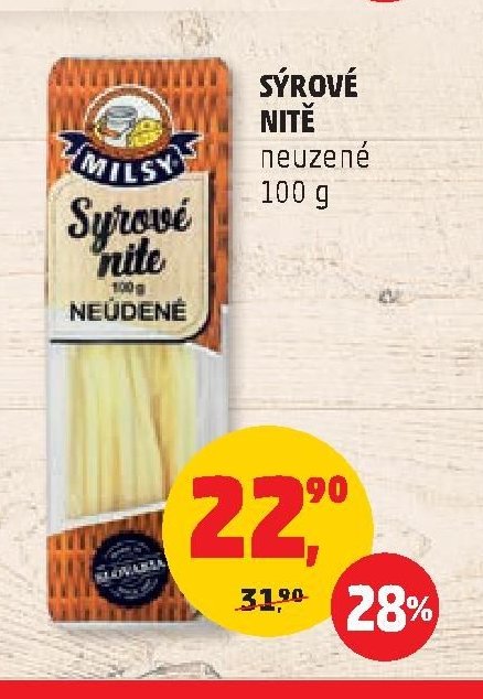 Sýrové nitě neuzené