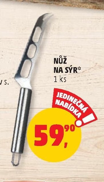NŮŽ NA SÝR