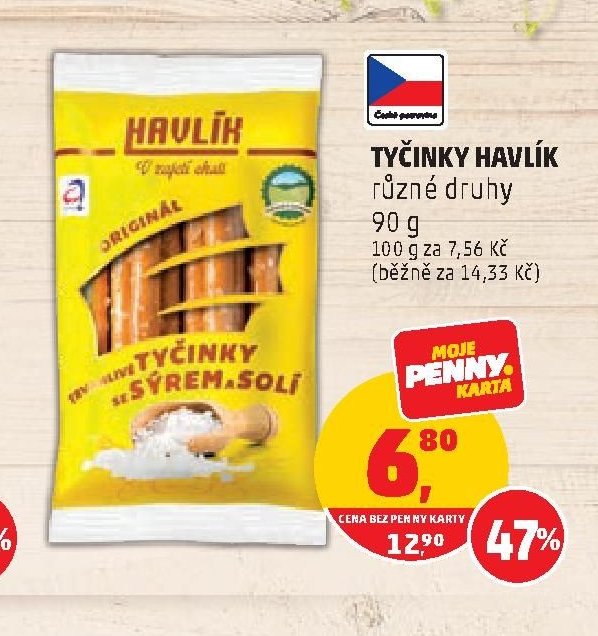 TYČINKY HAVLÍK