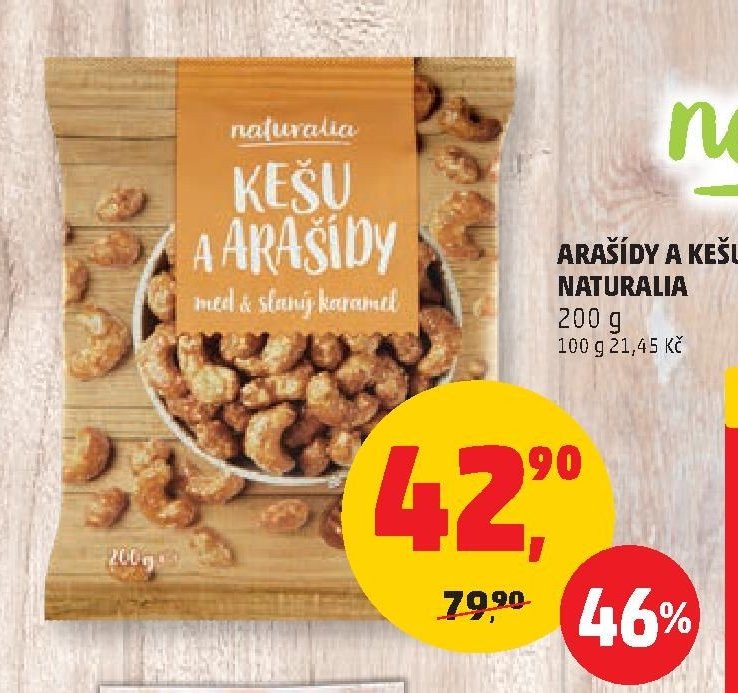 KEŠU A ARAŠÍDY NATURALIA