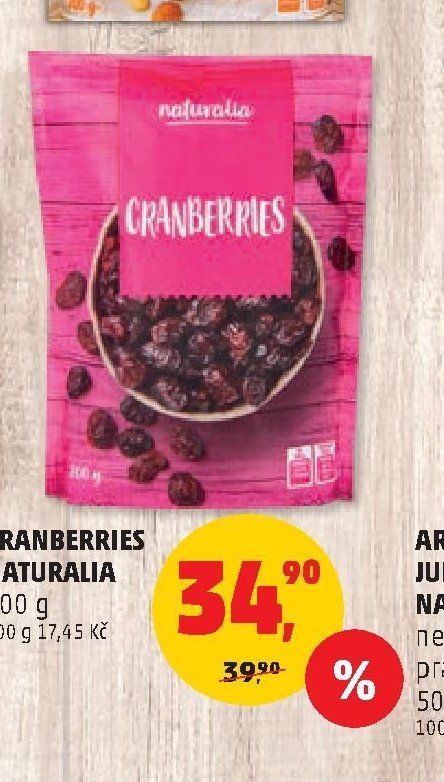 CRANBERRIES NATURALIA