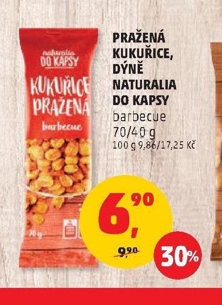 PRAŽENÁ KUKUŘICE NATURALIA