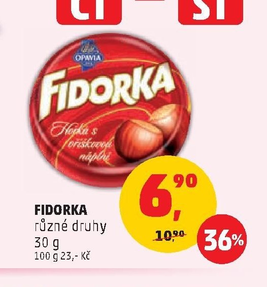 FIDORKA různé druhy 30 g