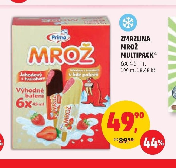ZMRZLINA MROŽ MULTIPACK 6x 45 ml