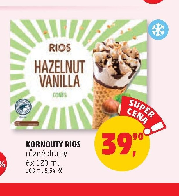 KORNOUTY RIOS různé druhy 6x 120 ml