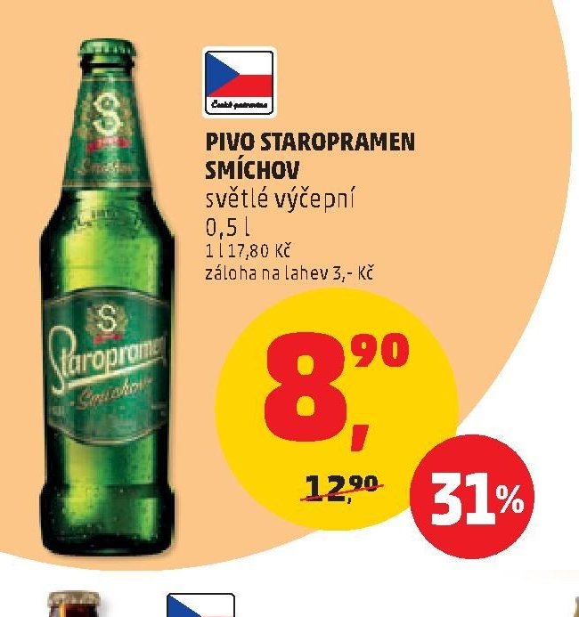 PIVO STAROPRAMEN SMÍCHOV