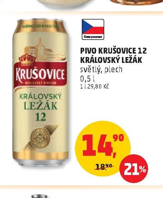 PIVO KRUŠOVICE 12 KRÁLOVSKÝ LEŽÁK