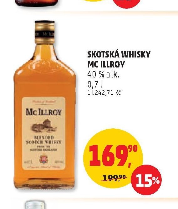 SKOTSKÁ WHISKY MC ILLROY