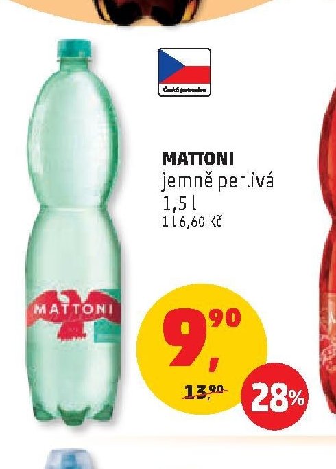 Mattoni jemně perlivá 1,5 l