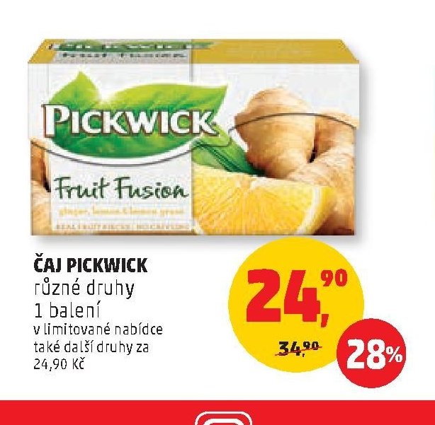 Čaj Pickwick různé druhy