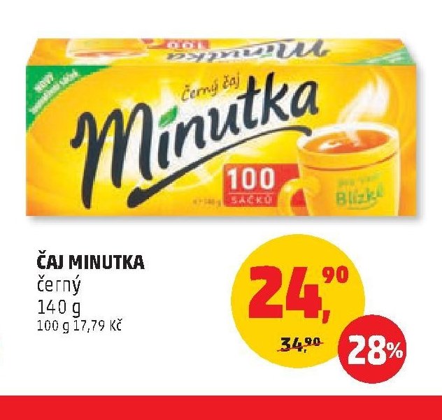 Čaj Minutka černý 140 g