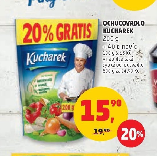 Kucharek ochucovadlo 200 g