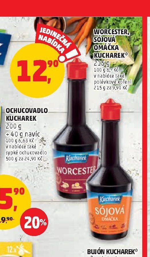 Kucharek Worcester / Sójová omáčka