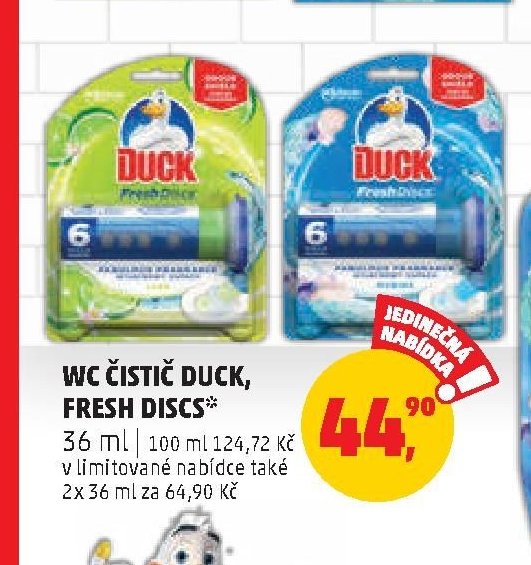 WC čistič Duck Fresh Discs