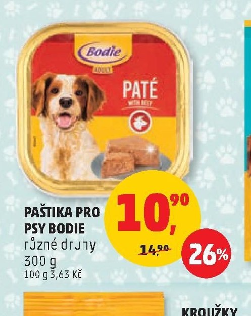 Paštika pro psy Bodie