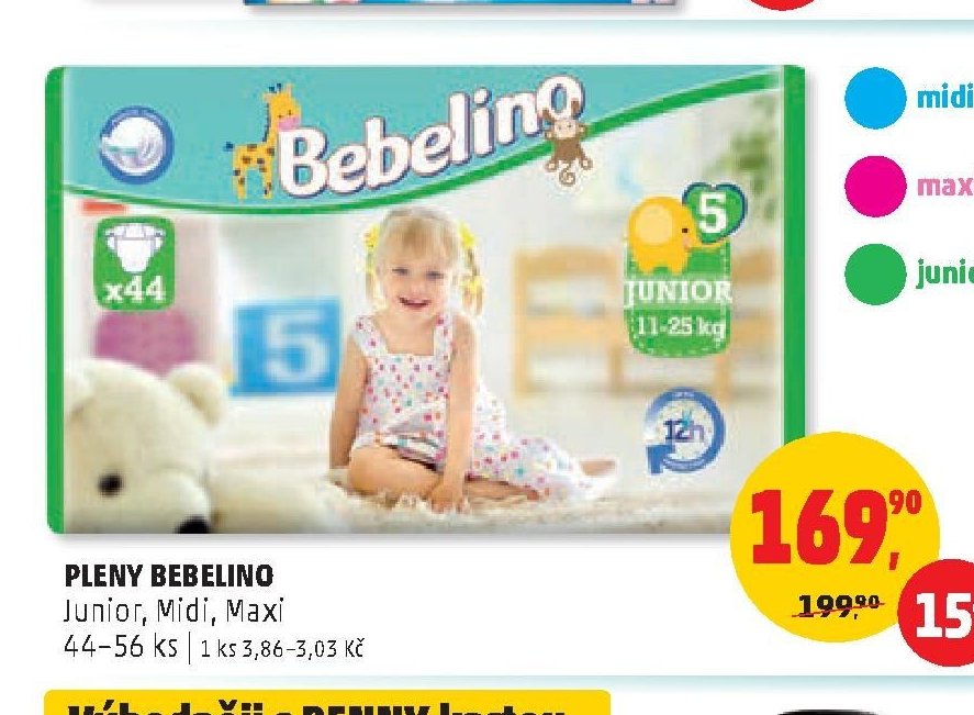 PLENY BEBELINO Junior, Midi, Maxi