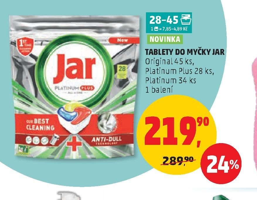TABLETY DO MYČKY JAR