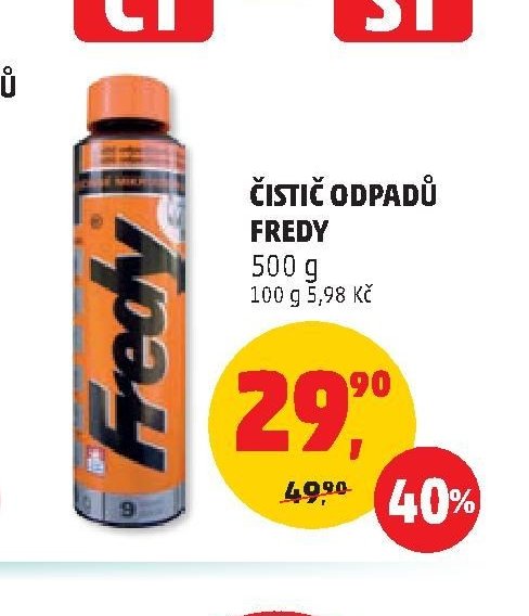 ČISTIČ ODPADŮ FREDY
