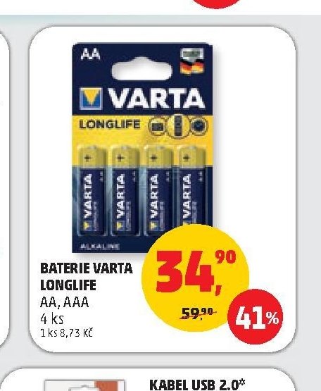 BATERIE VARTA LONGLIFE