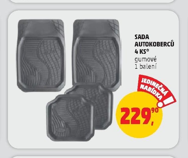 Sada autokoberců 4 ks