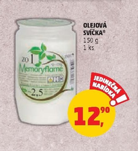 OLEJOVÁ SVÍČKA