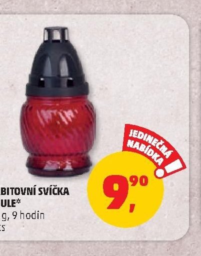 HŘBITOVNÍ SVÍČKA KOULE