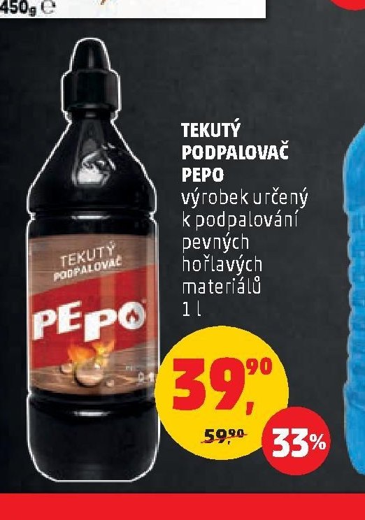 Tekutý podpalovač Pepo 1 l