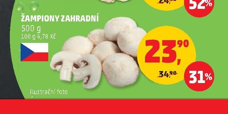 Žampiony zahradní 500 g