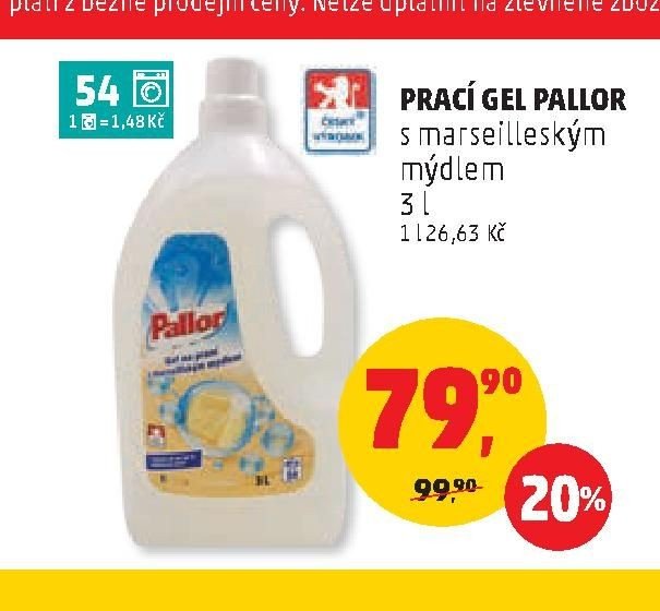 Prací gel Pallor