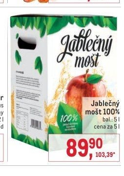 Jablečný mošt 100%