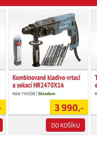 Kombinované kladivo vrtací a sekací HR2470X16 - UNI HOBBY akcniletaky.com