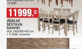 JÍDELNÍ SESTAVA DAWID - bauMax akcniletaky.com
