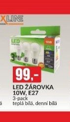 LED ŽÁROVKA 10W, E27 3-pack