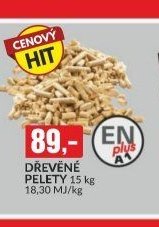 DŘEVĚNÉ PELETY 15 kg