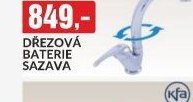 DŘEZOVÁ BATERIE SAZAVA
